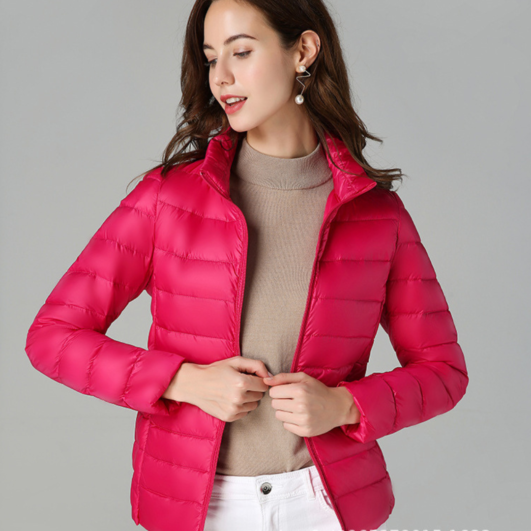 Sophie™ - Jacket made from soft cotton down material