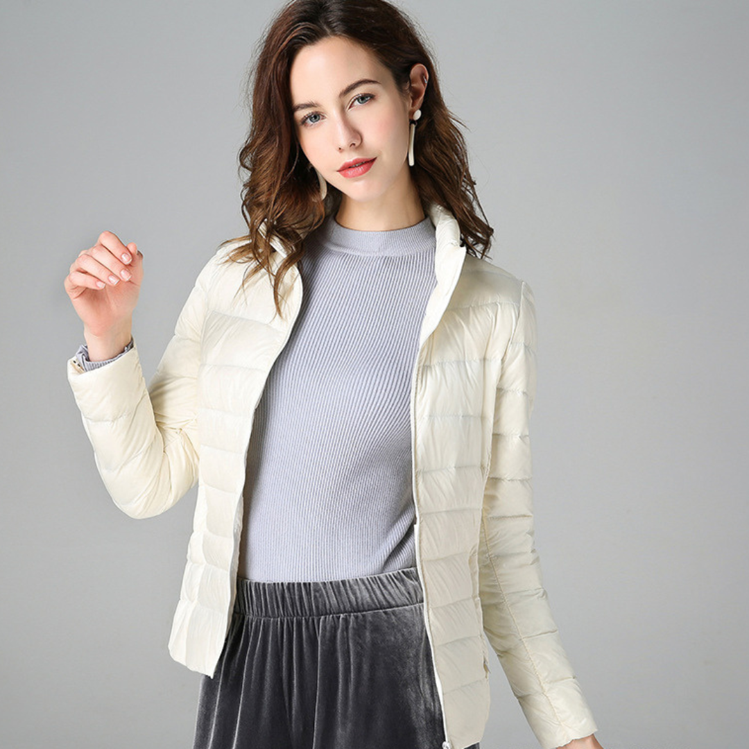 Sophie™ - Jacket made from soft cotton down material