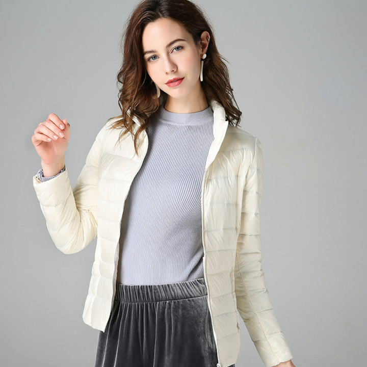 Sophie™ - Jacket made from soft cotton down material