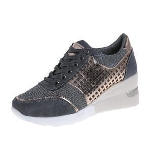 Amelia - Stylish Orthopaedic Trainers with Elegant High Heel and Comfortable Wedge Heel