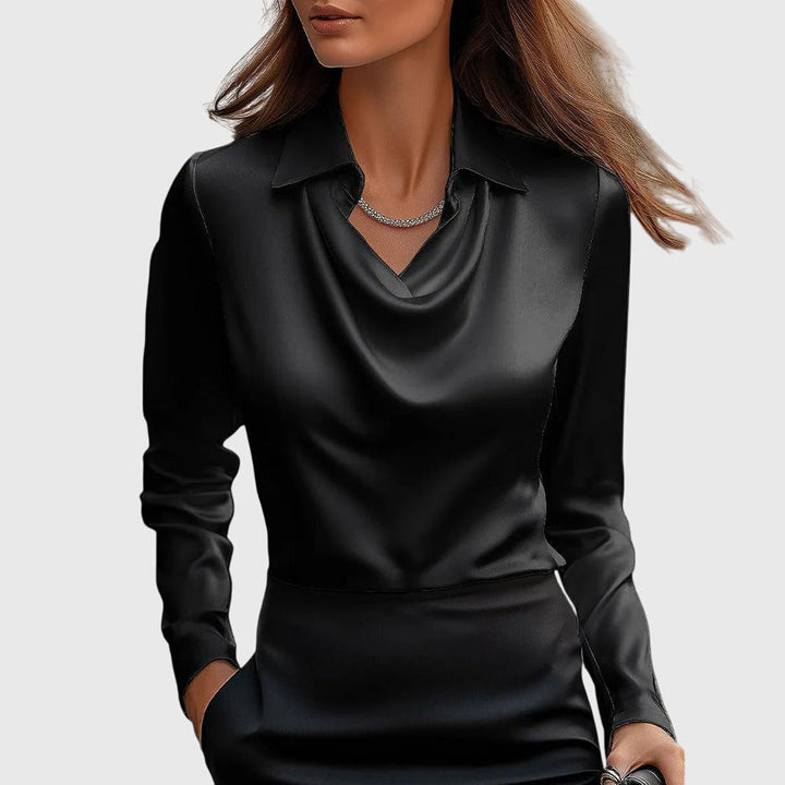 MGTM - Pleated Shine Blouse
