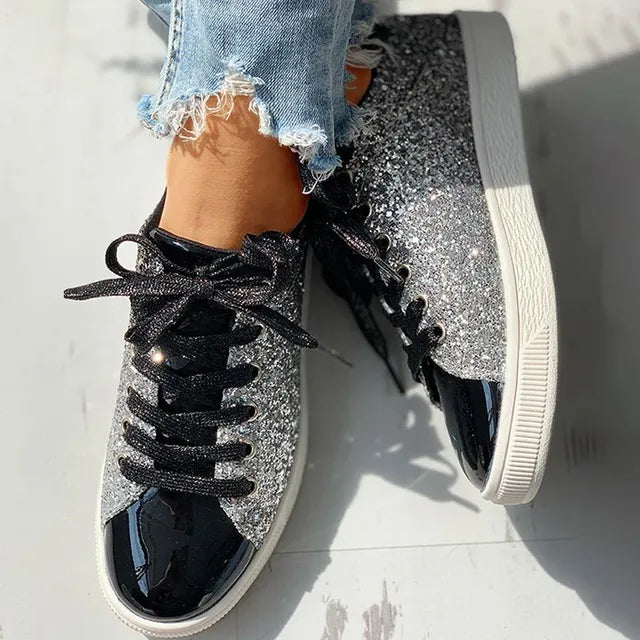 Aria - Elegant Glitter Casual Shoe for Women