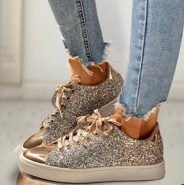 Aria - Elegant Glitter Casual Shoe for Women