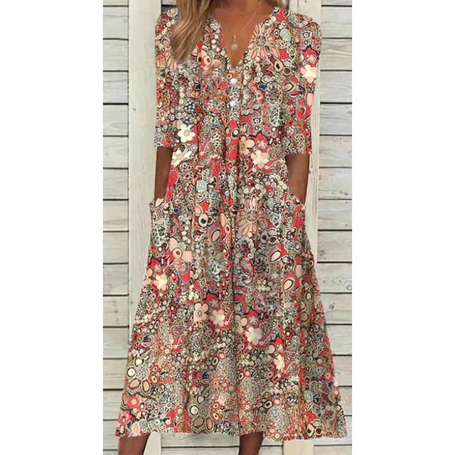 Ivy Cotton Boho Dress
