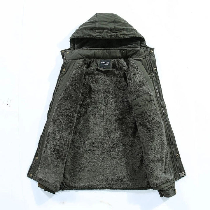 Byron | Comfortable Fleece Jacket with Hood