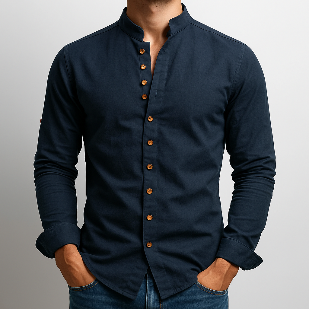 Cecil | Japanese Style Linen Shirt