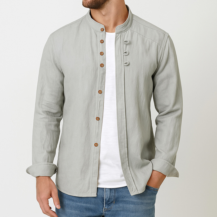 Cecil | Japanese Style Linen Shirt