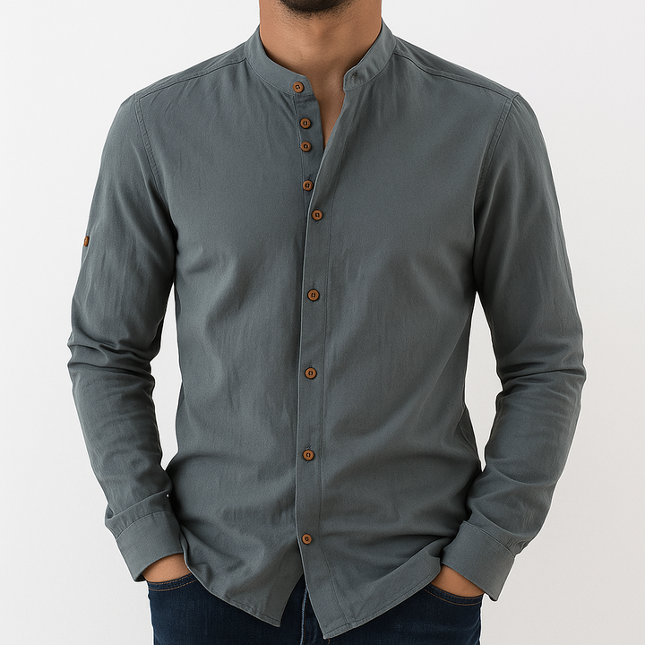 Cecil | Japanese Style Linen Shirt