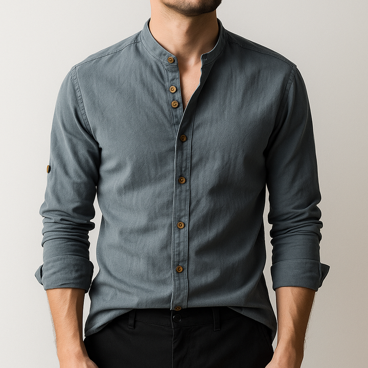 Cecil | Japanese Style Linen Shirt