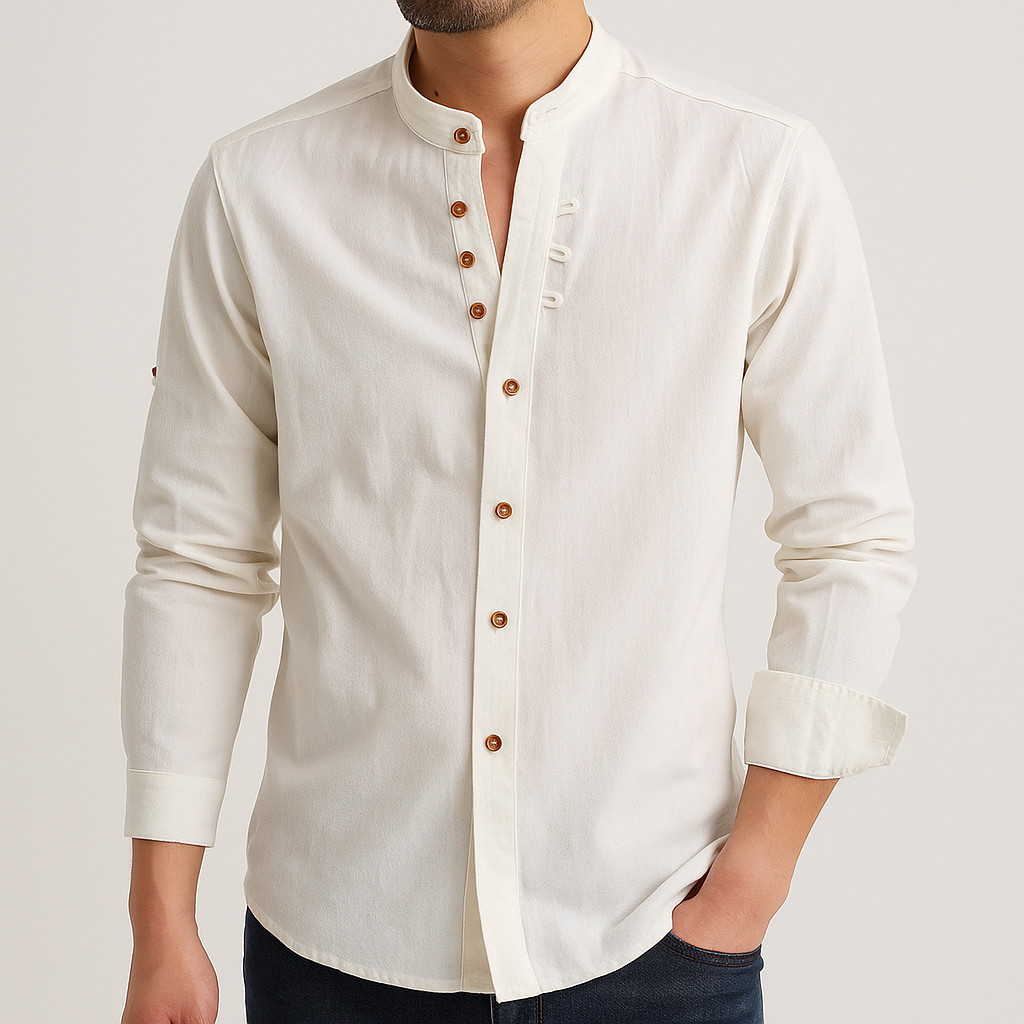 Cecil | Japanese Style Linen Shirt