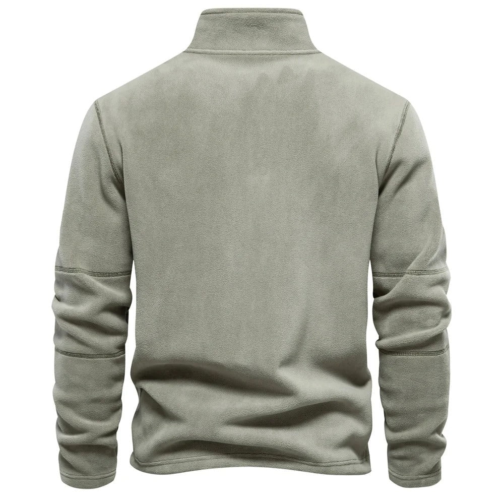 Fleece Zip Pullover Sweatshirt
