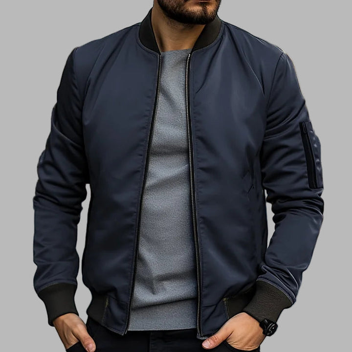 Classic Warm Bomber Jacket for Casual Wear