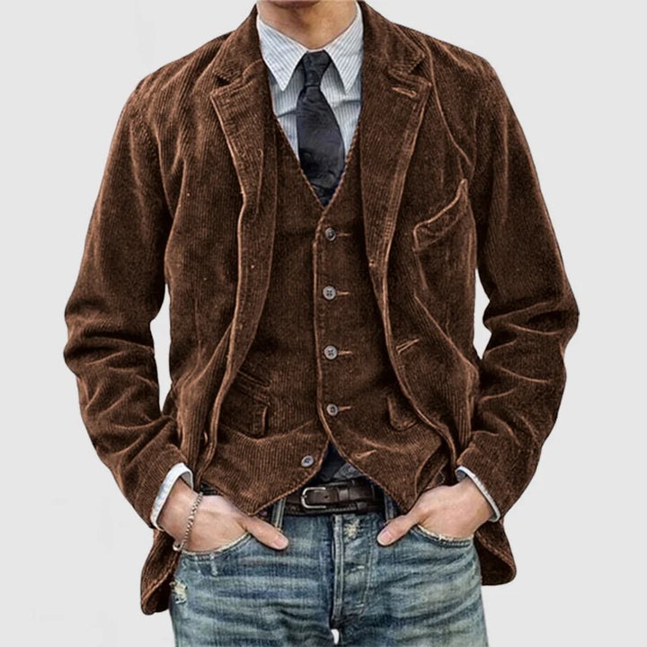 Bernard™ - Premium Leather Jacket and Waistcoat