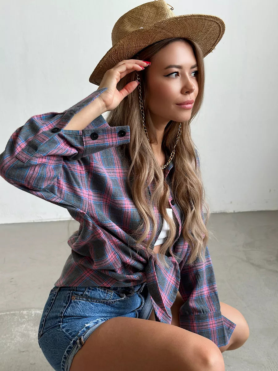 Carrie | Stylish Checked Flannel Shirt for a Refined Look