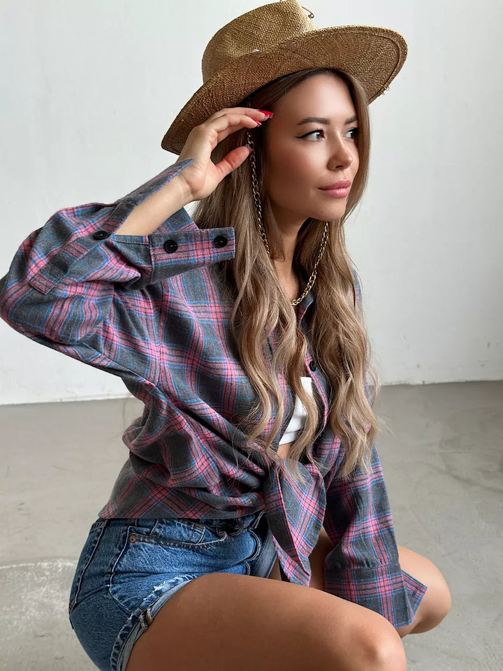 Carrie | Stylish Checked Flannel Shirt for a Refined Look
