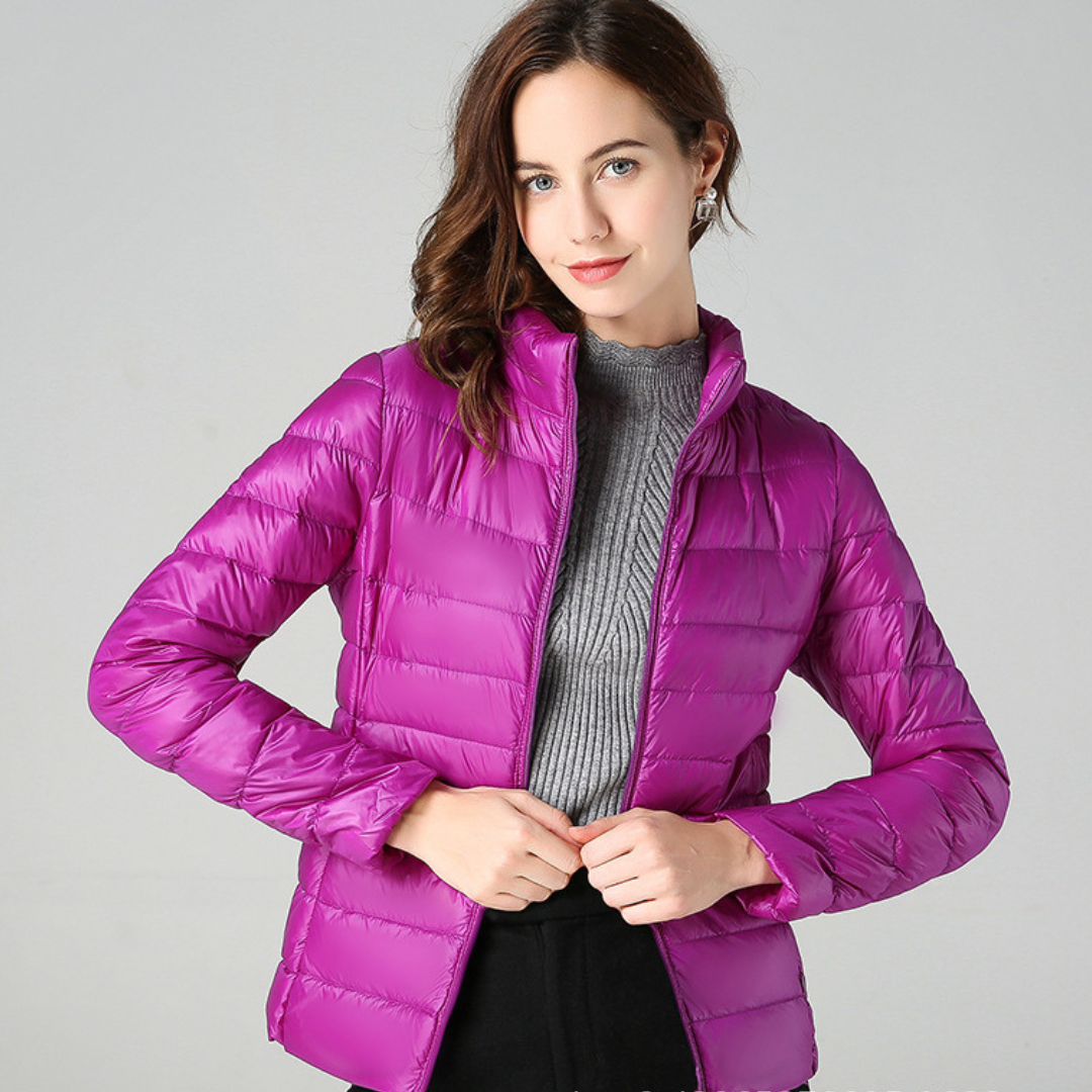 Sophie™ - Jacket made from soft cotton down material