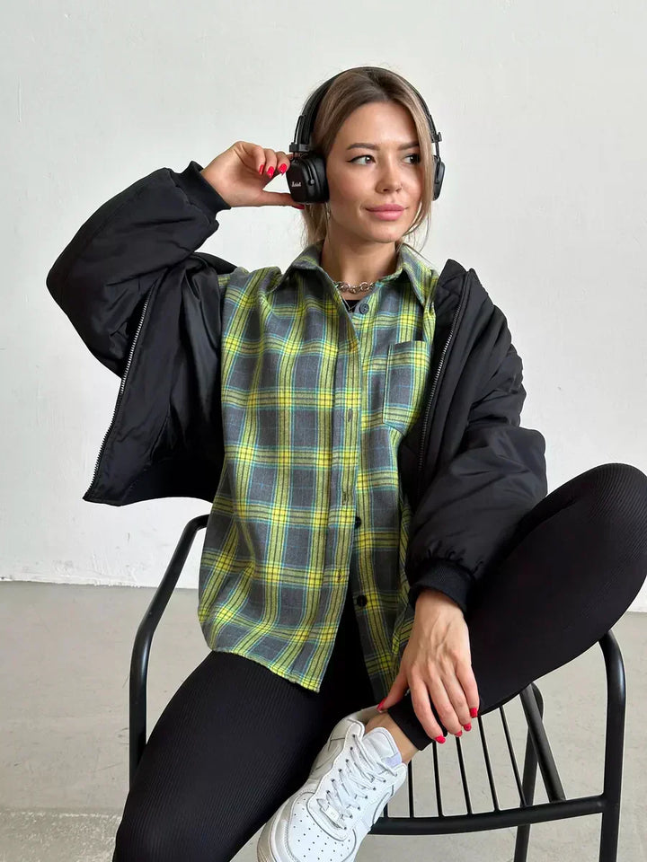 Carrie | Stylish Checked Flannel Shirt for a Refined Look