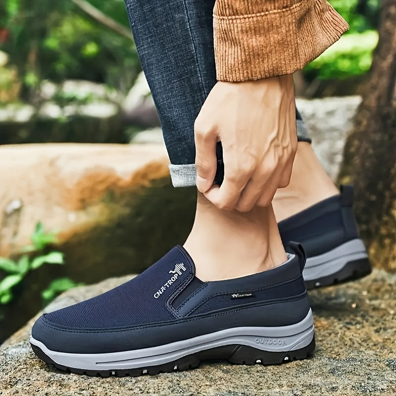 Stylish All-Season Sneakers - Breathable Fabric and Durable Rubber Design