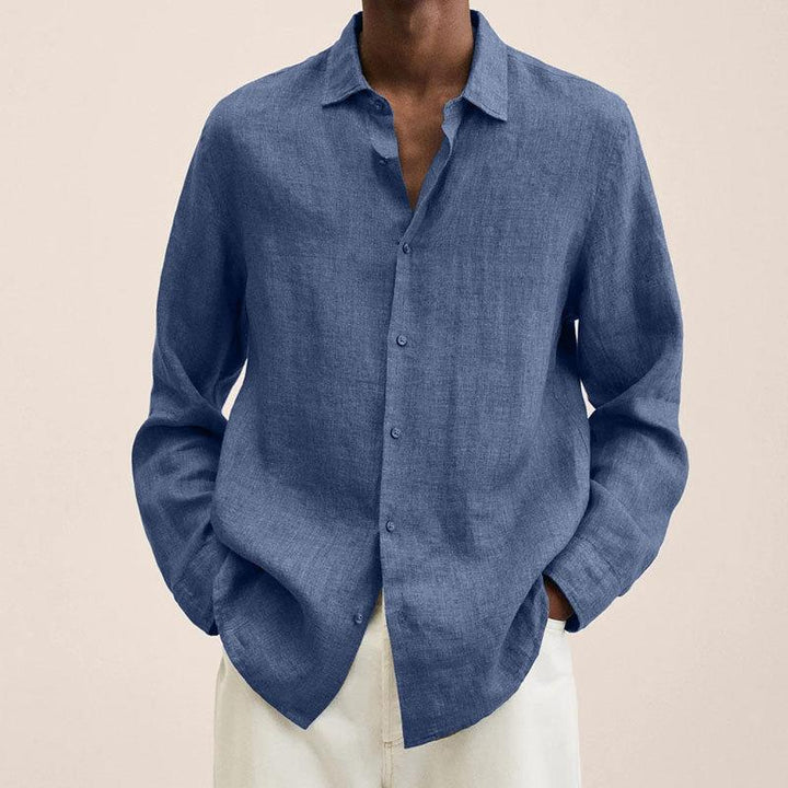 Men's Elegant Linen Shirt