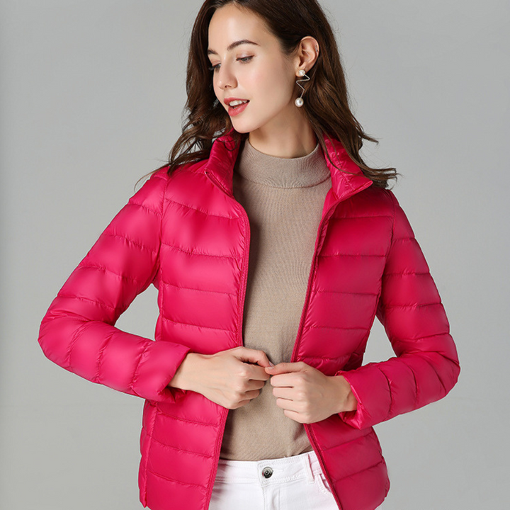 Sophie™ - Jacket made from soft cotton down material