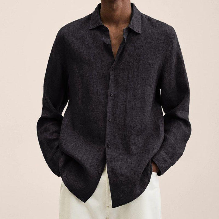 Men's Elegant Linen Shirt