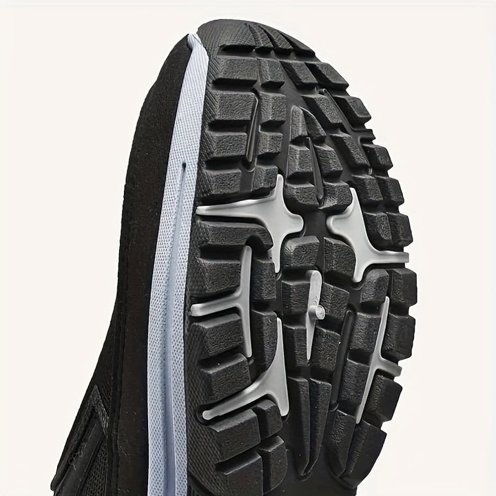 Stylish All-Season Sneakers - Breathable Fabric and Durable Rubber Design