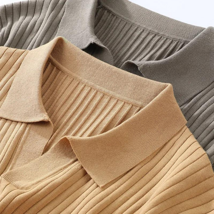 Mulberry Silk Polo Shirt