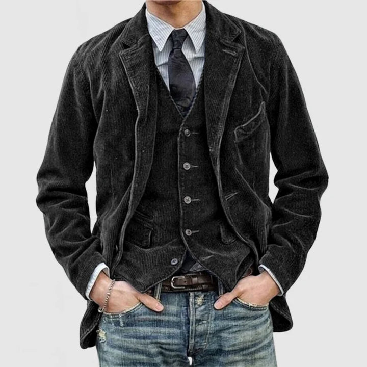 Bernard™ - Premium Leather Jacket and Waistcoat