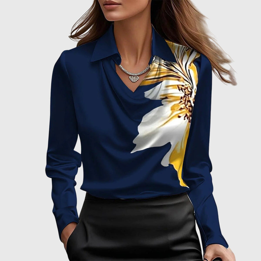 MGTM - Pleated Shine Blouse
