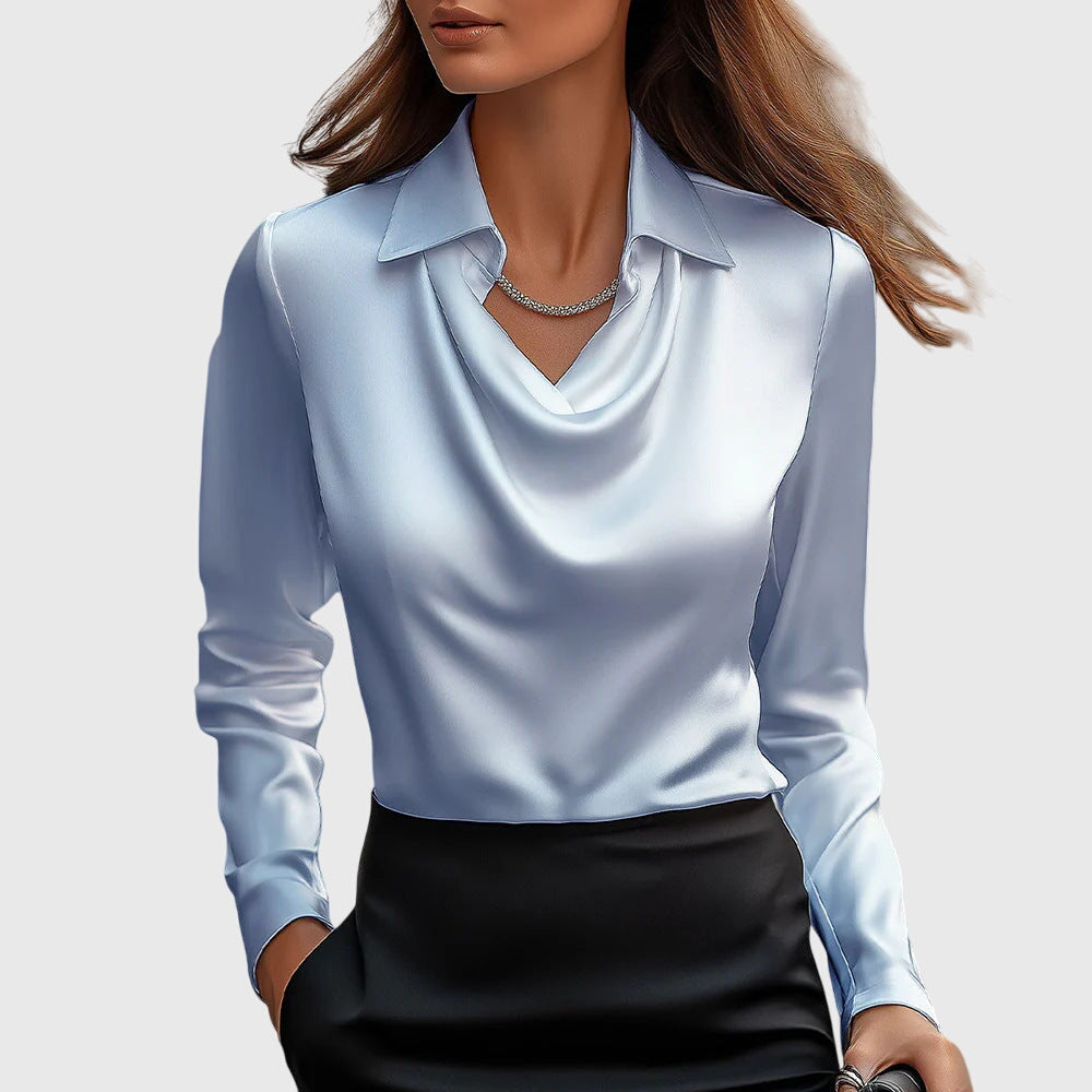 MGTM - Pleated Shine Blouse