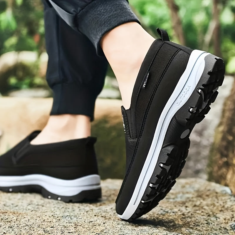 Stylish All-Season Sneakers - Breathable Fabric and Durable Rubber Design