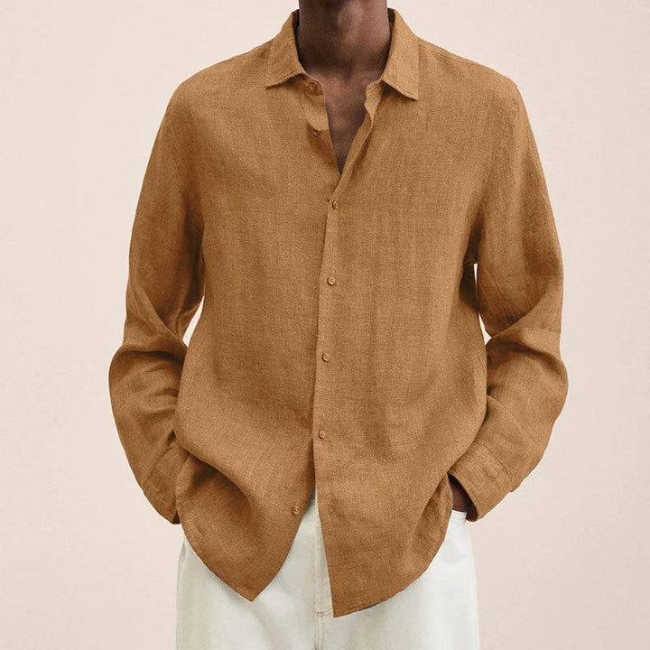 Men's Elegant Linen Shirt