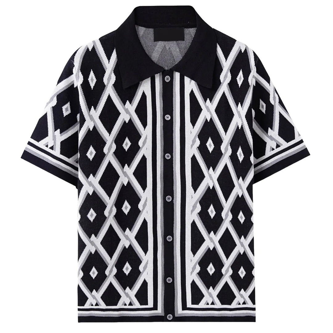 VistaGrid Retro Knit Shirt