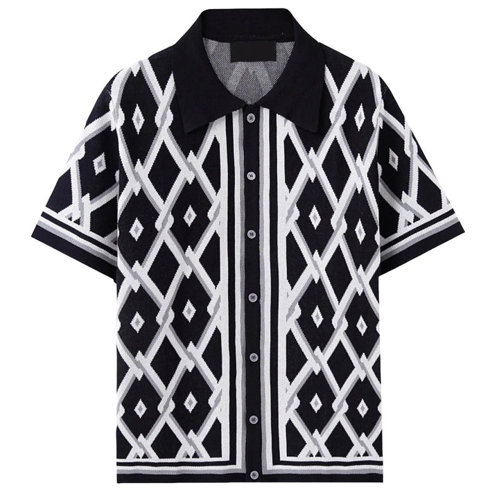 VistaGrid Retro Knit Shirt