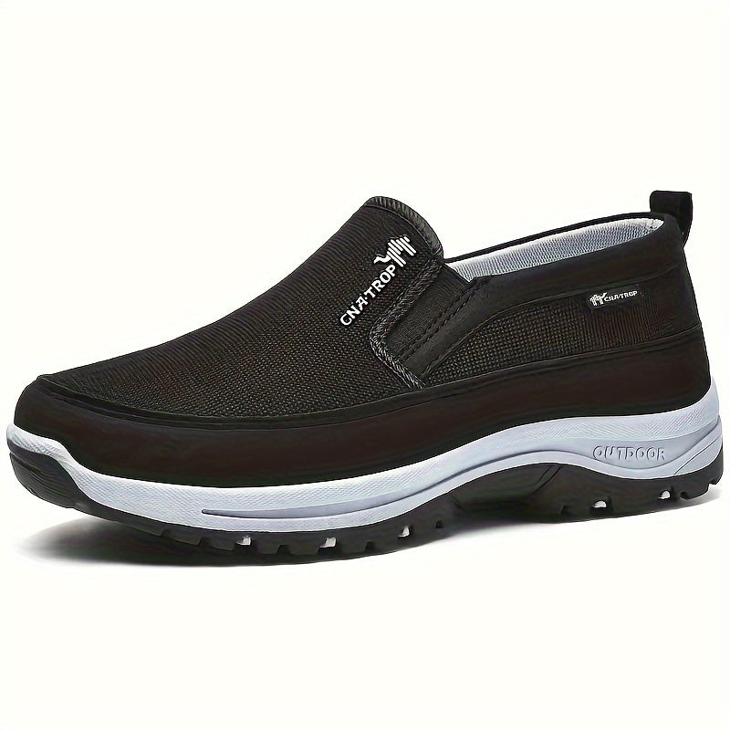 Stylish All-Season Sneakers - Breathable Fabric and Durable Rubber Design