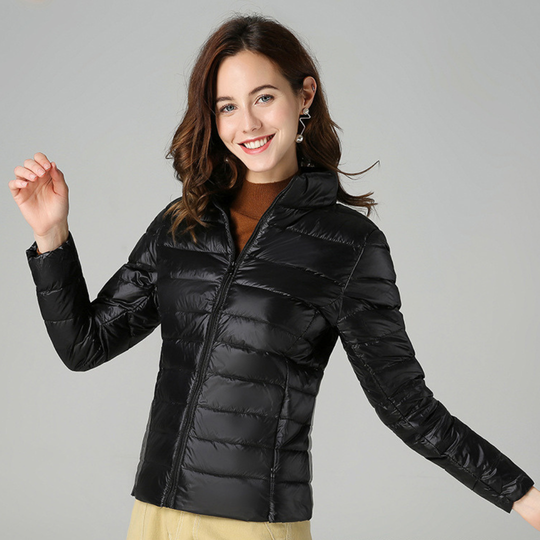 Sophie™ - Jacket made from soft cotton down material