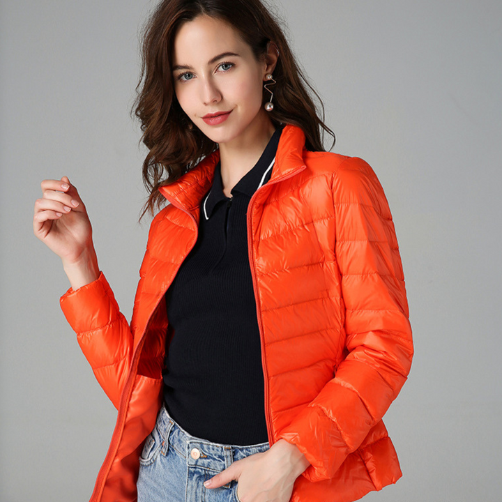 Sophie™ - Jacket made from soft cotton down material