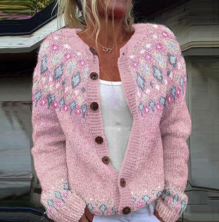 Dakota | Fair Isle Knit Cardigan