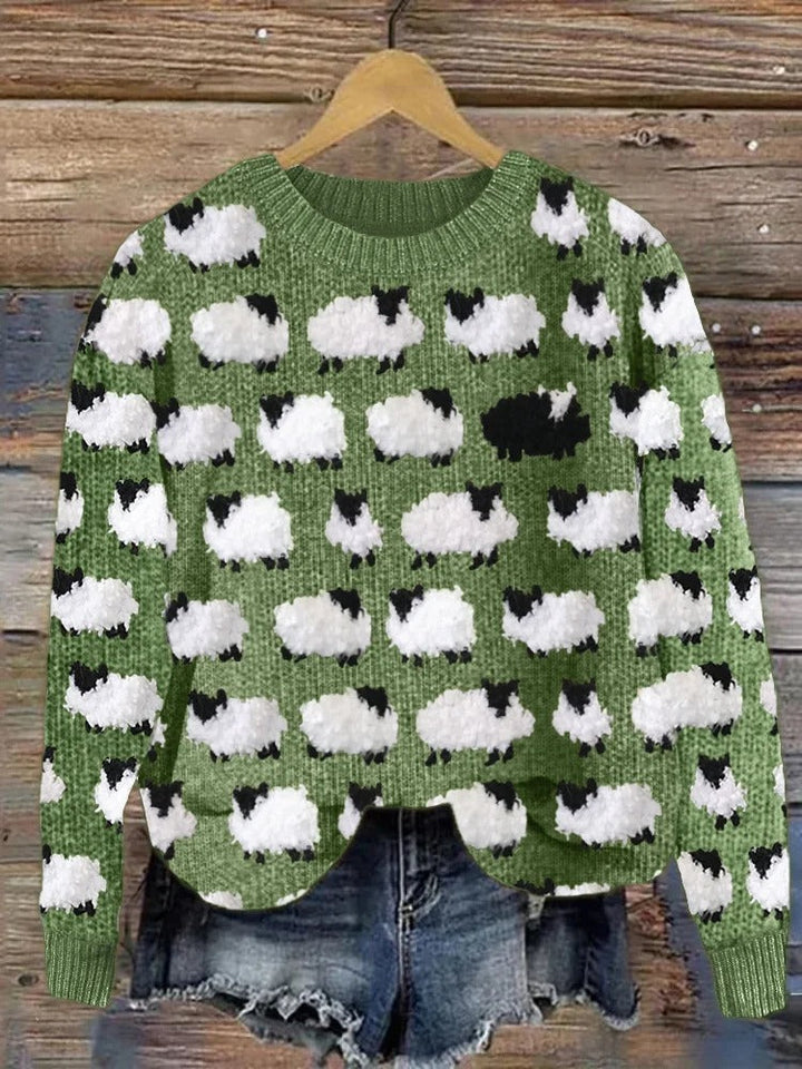 Céline™ - Christmas Jumper with Christmas Trees