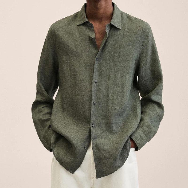 Men's Elegant Linen Shirt