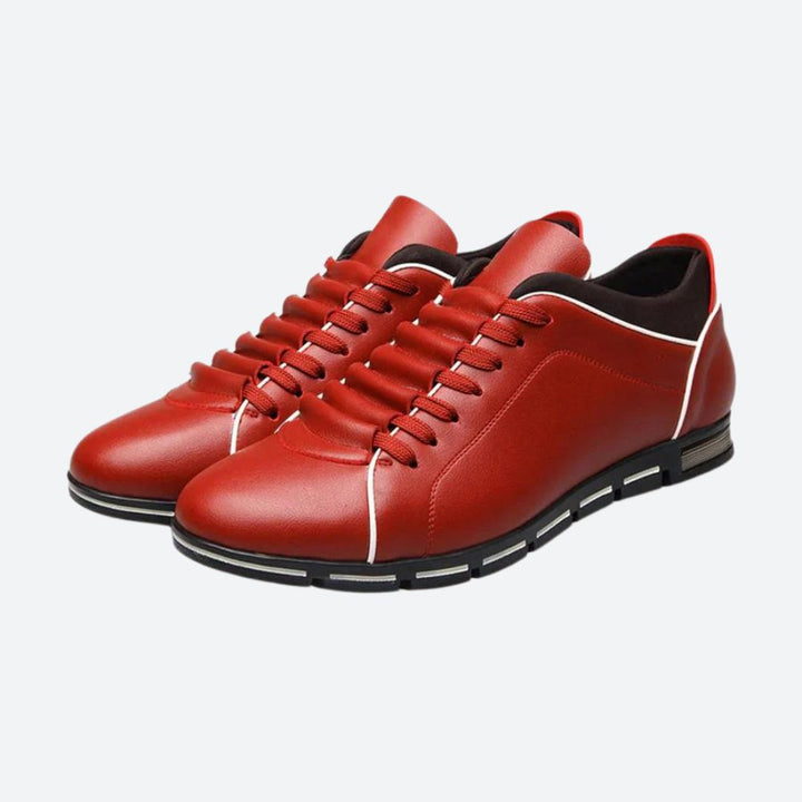 Stylish Casual Leather Sneakers for Men - Aser