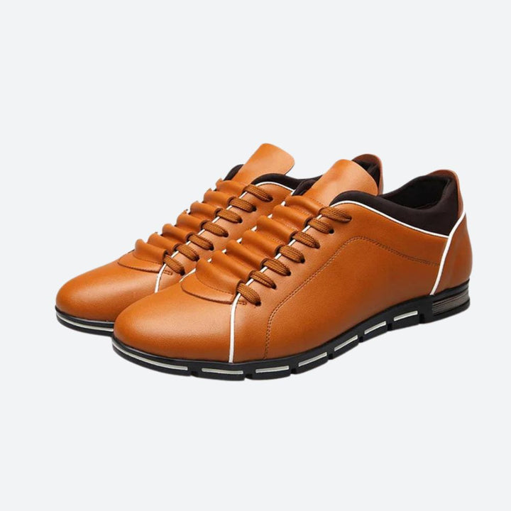 Stylish Casual Leather Sneakers for Men - Aser