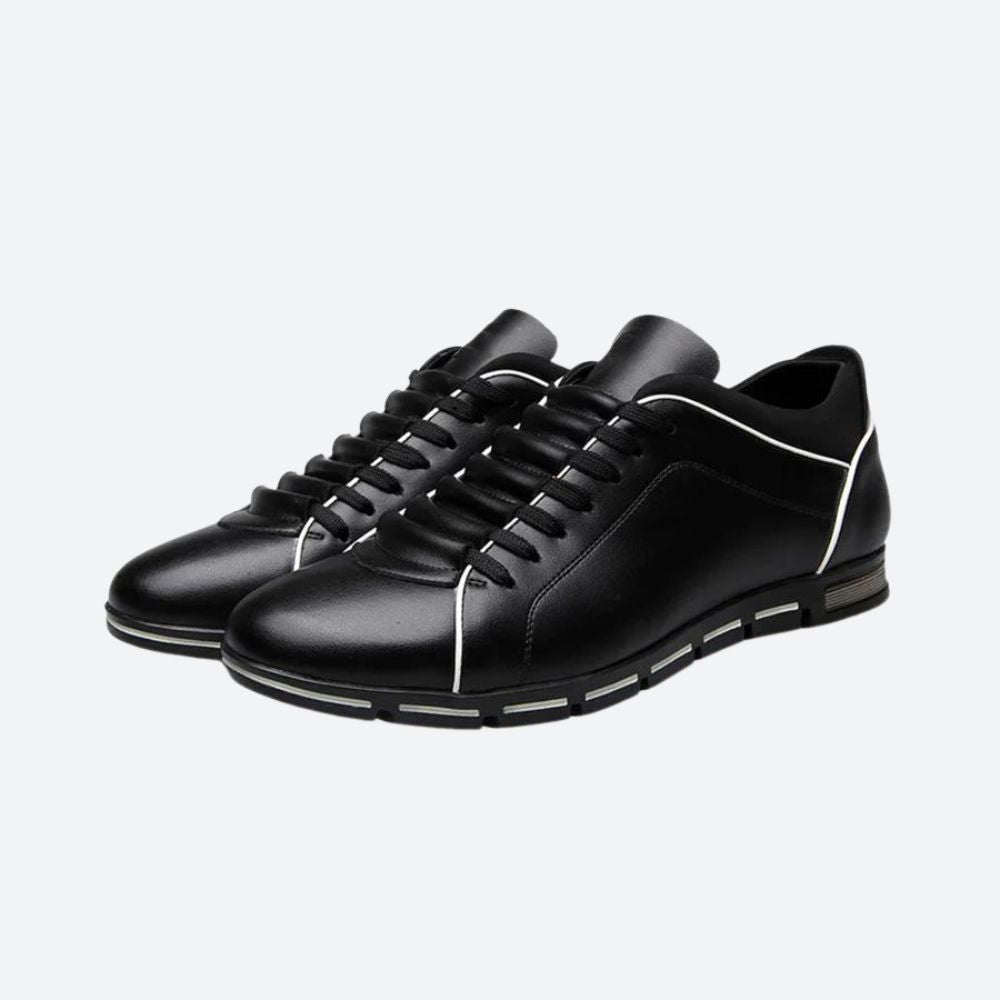 Stylish Casual Leather Sneakers for Men - Aser