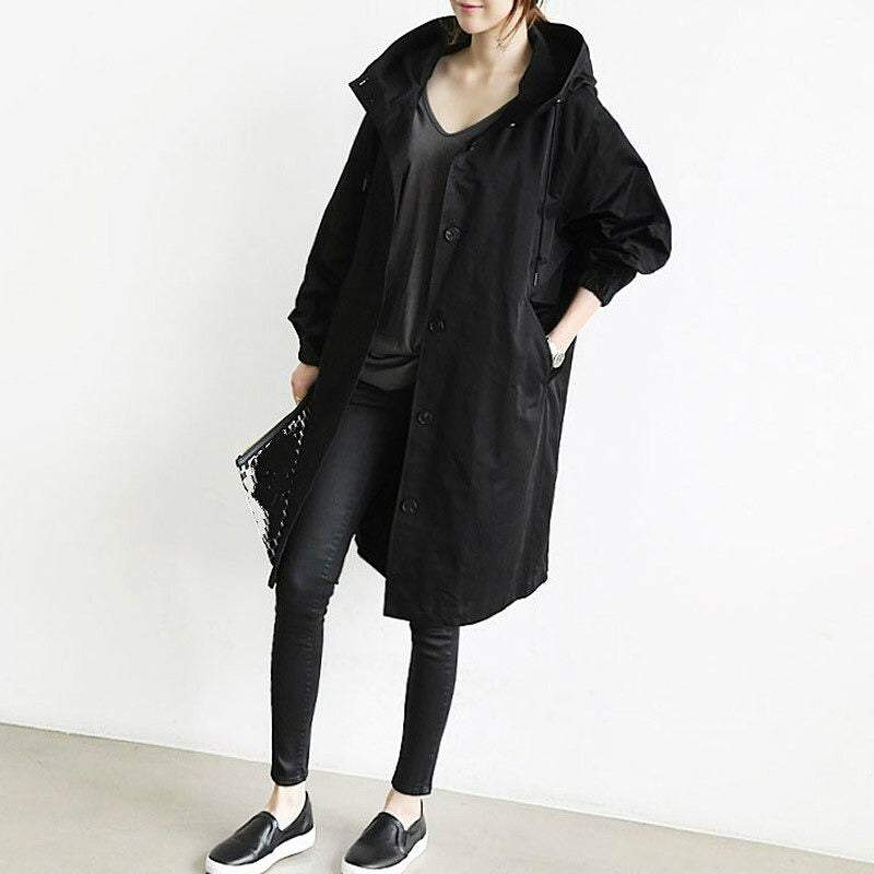 Sophie™ - Elegant Cotton Trench Coat