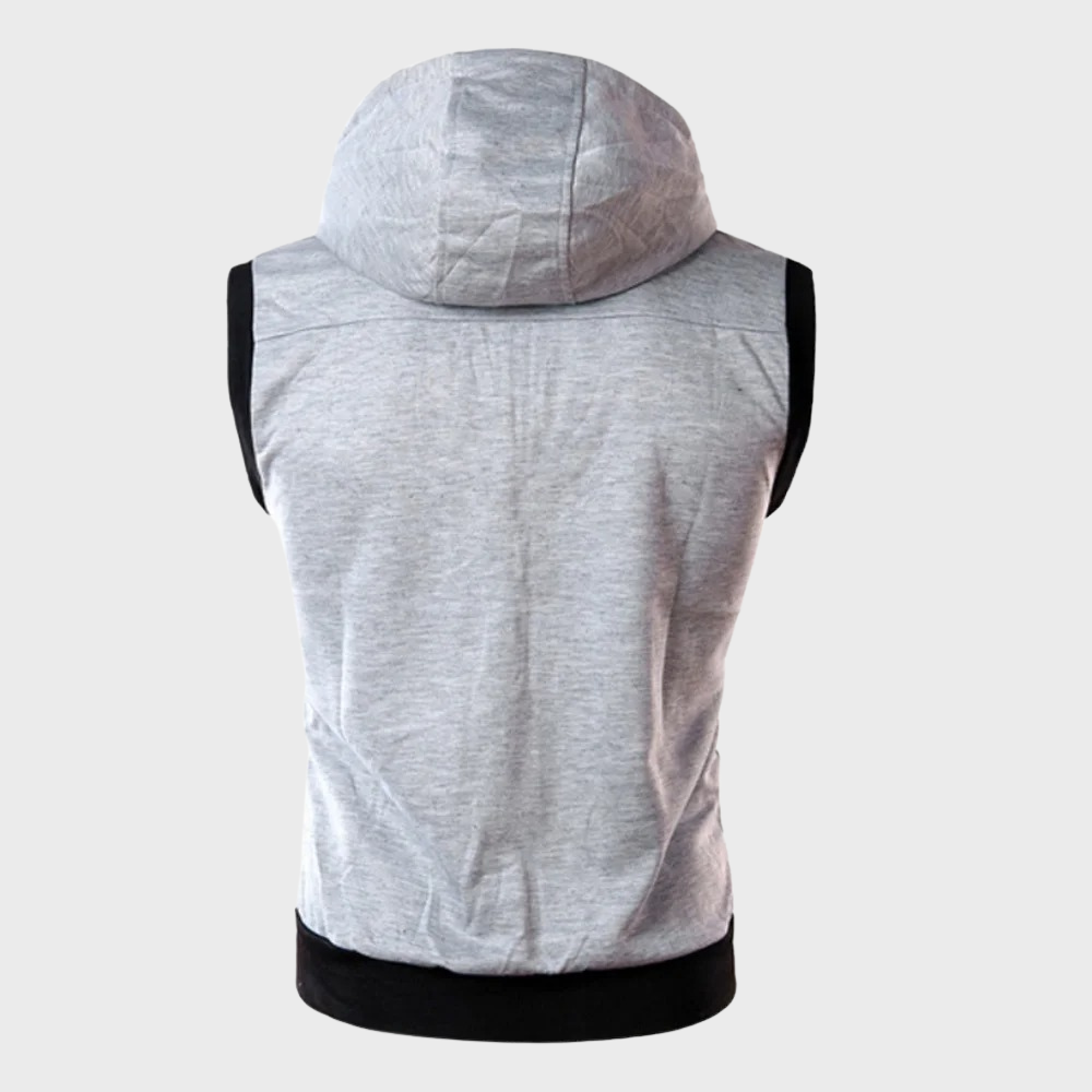 Launo - Stylish Sleeveless Hoodie for a Trendy Look