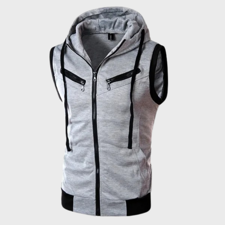 Launo - Stylish Sleeveless Hoodie for a Trendy Look