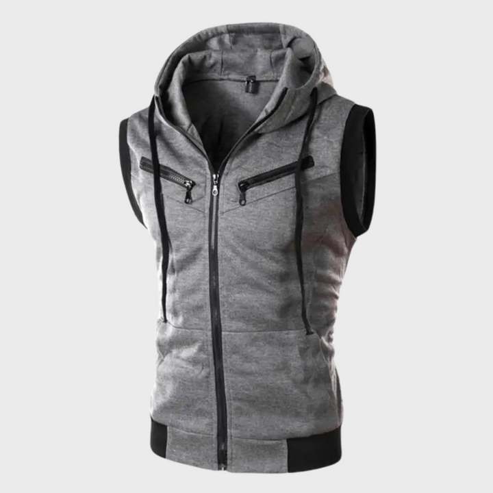 Launo - Stylish Sleeveless Hoodie for a Trendy Look