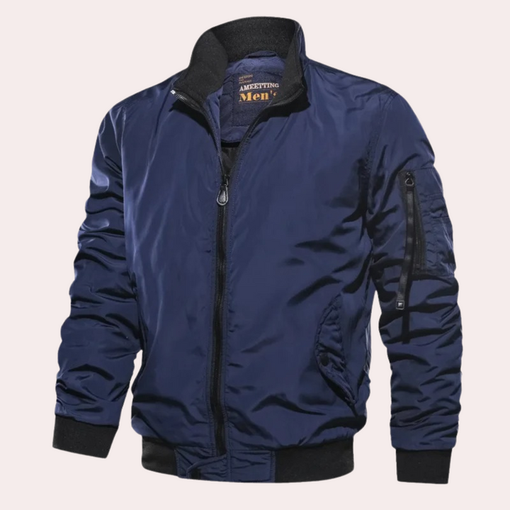 Nicolas - Stylish and Windproof Men's Bomber Jacket