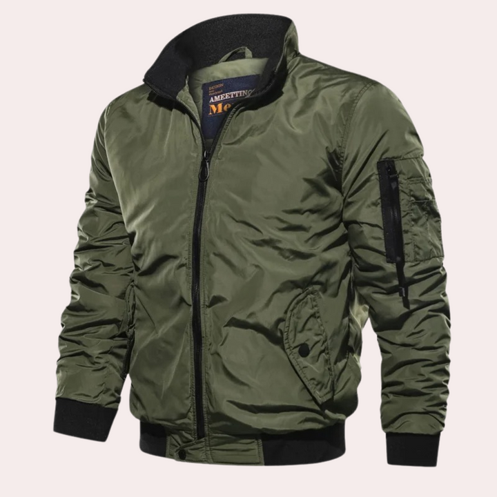 Nicolas - Stylish and Windproof Men's Bomber Jacket