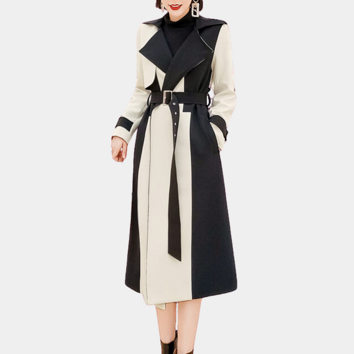 Stylish Women's Trench Coat with Elegant Belt